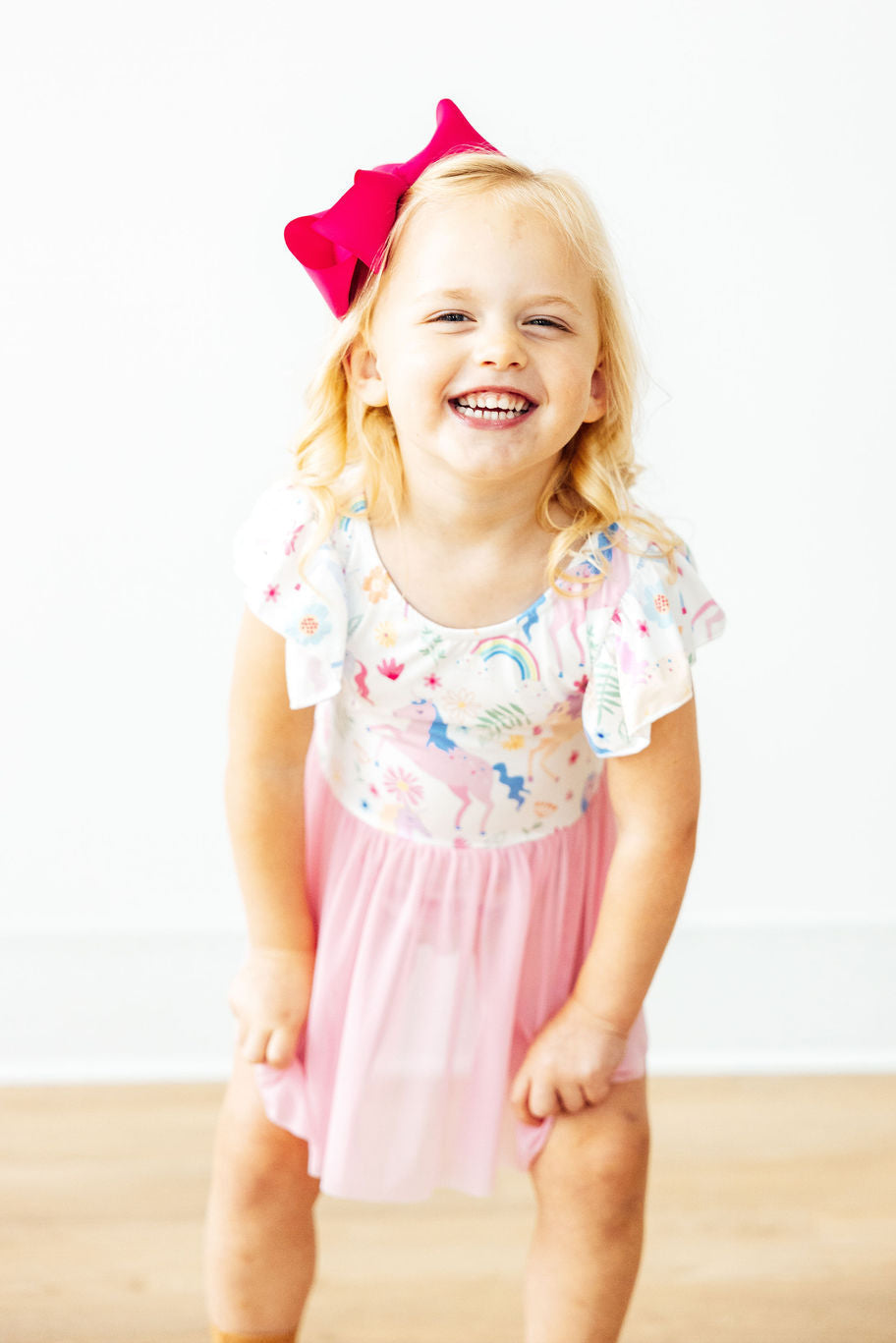 Rainbow Vibes S/S Twirl Leotard by Mila & Rose ®