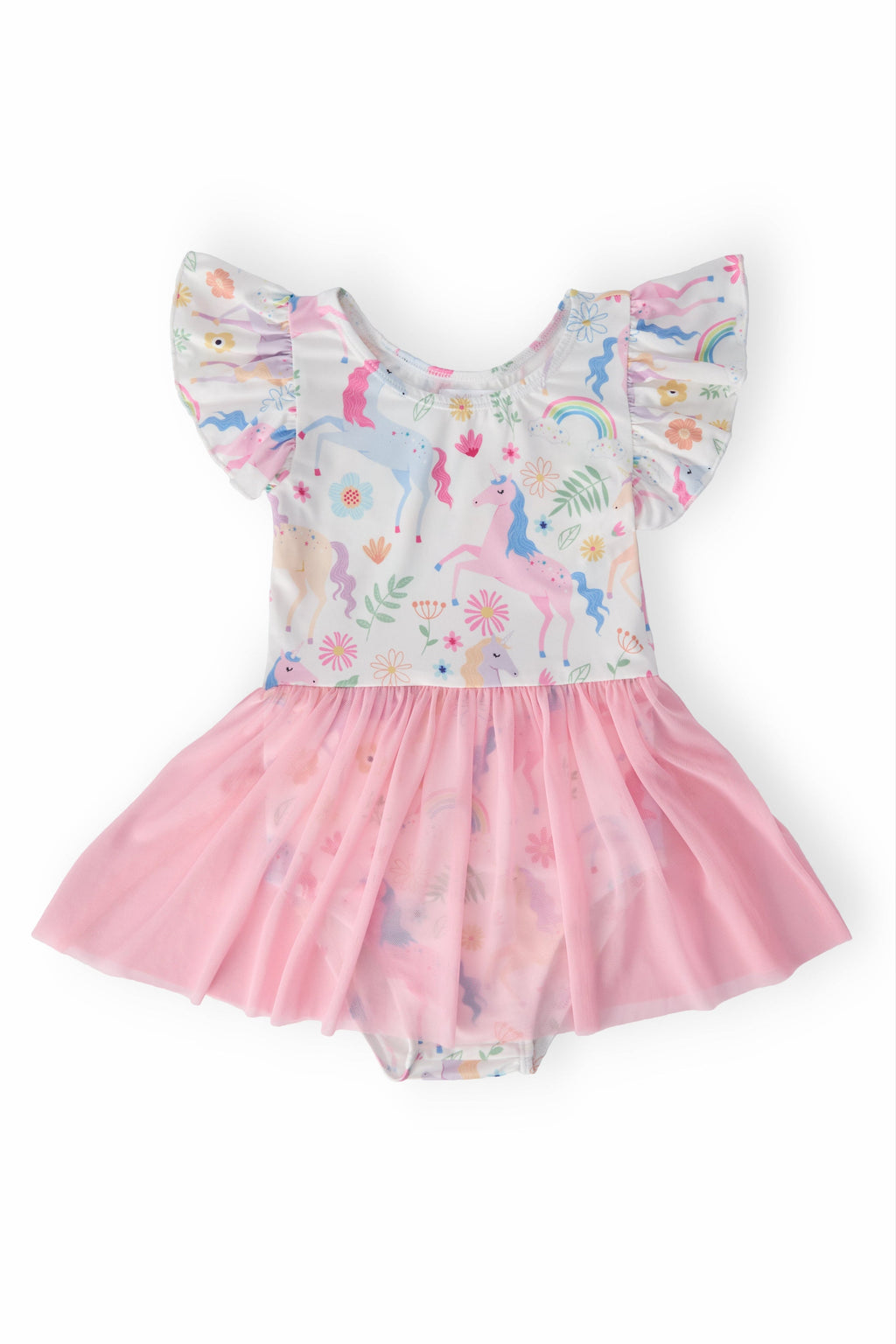 Rainbow Vibes S/S Twirl Leotard by Mila & Rose ®