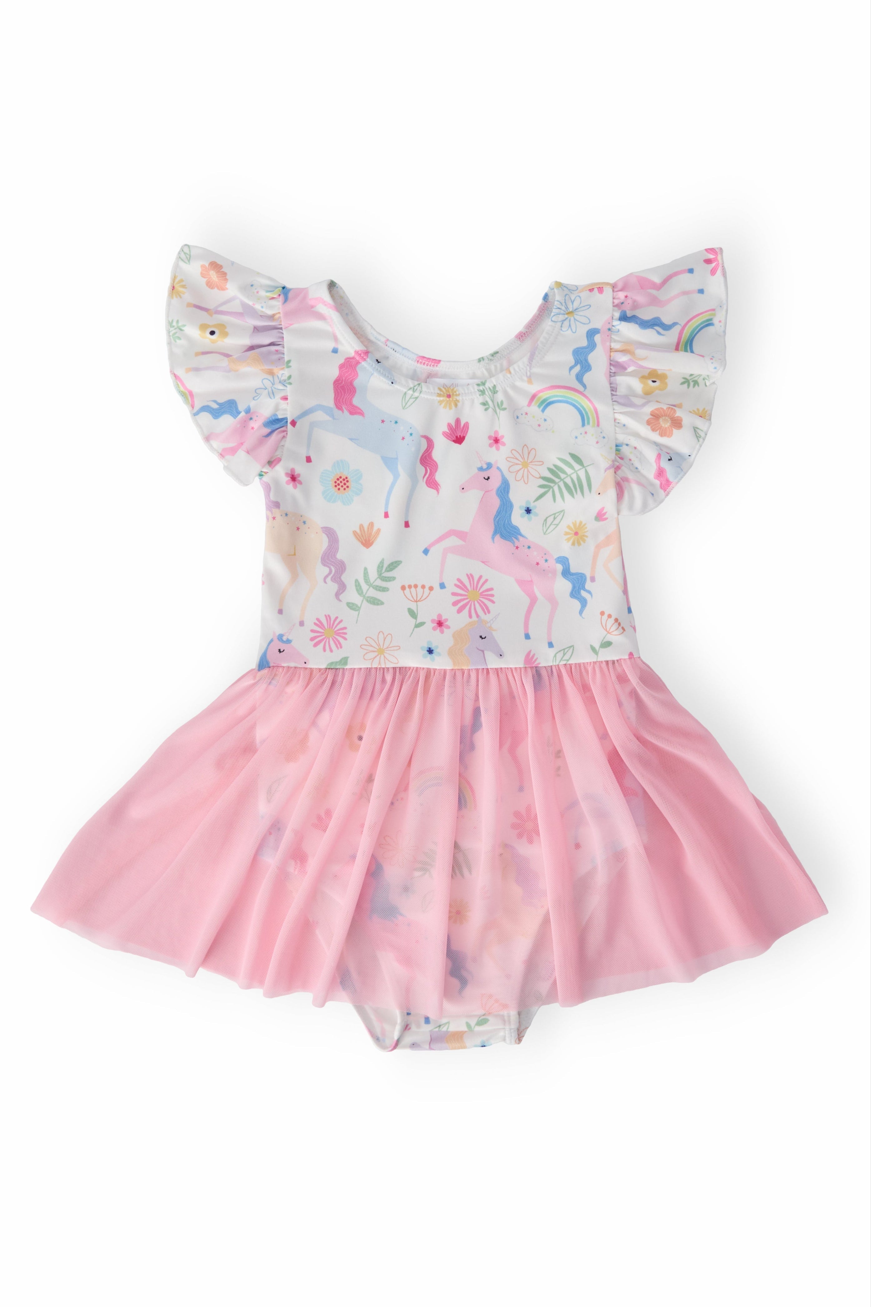 Rainbow Vibes S/S Twirl Leotard by Mila & Rose ®