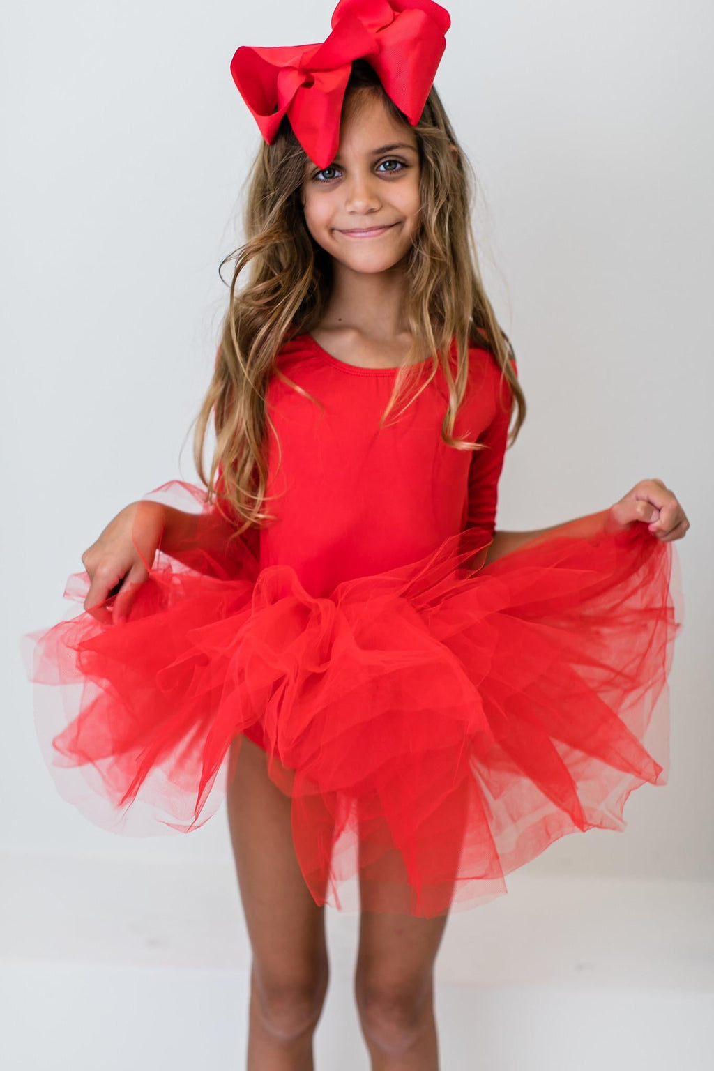 Red 3/4 Tutu Leotard by Mila & Rose ®