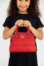 Red Shimmer Girl's Crossbody Purse by Mila & Rose ®