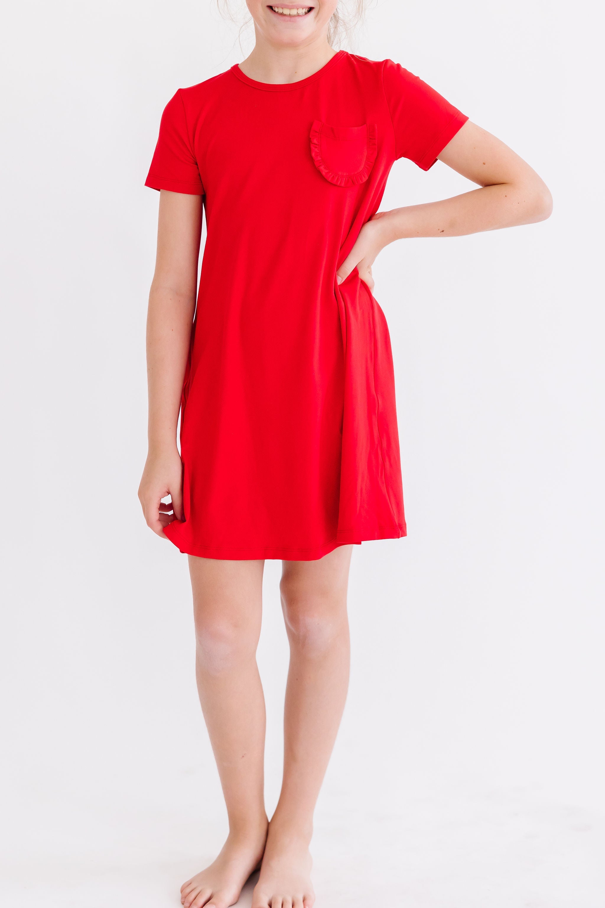 Red T-Shirt Dress by Mila & Rose ®