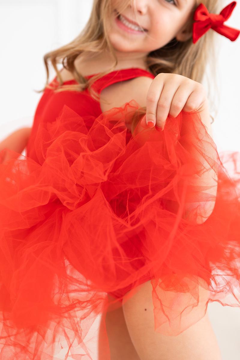 Red Tank Tutu Leotard by Mila & Rose ®