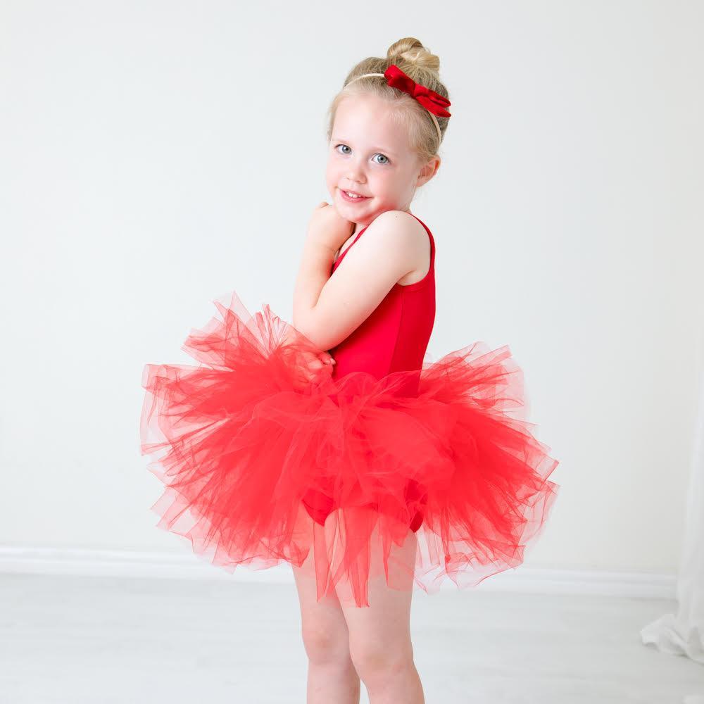 Red Tank Tutu Leotard by Mila & Rose ®