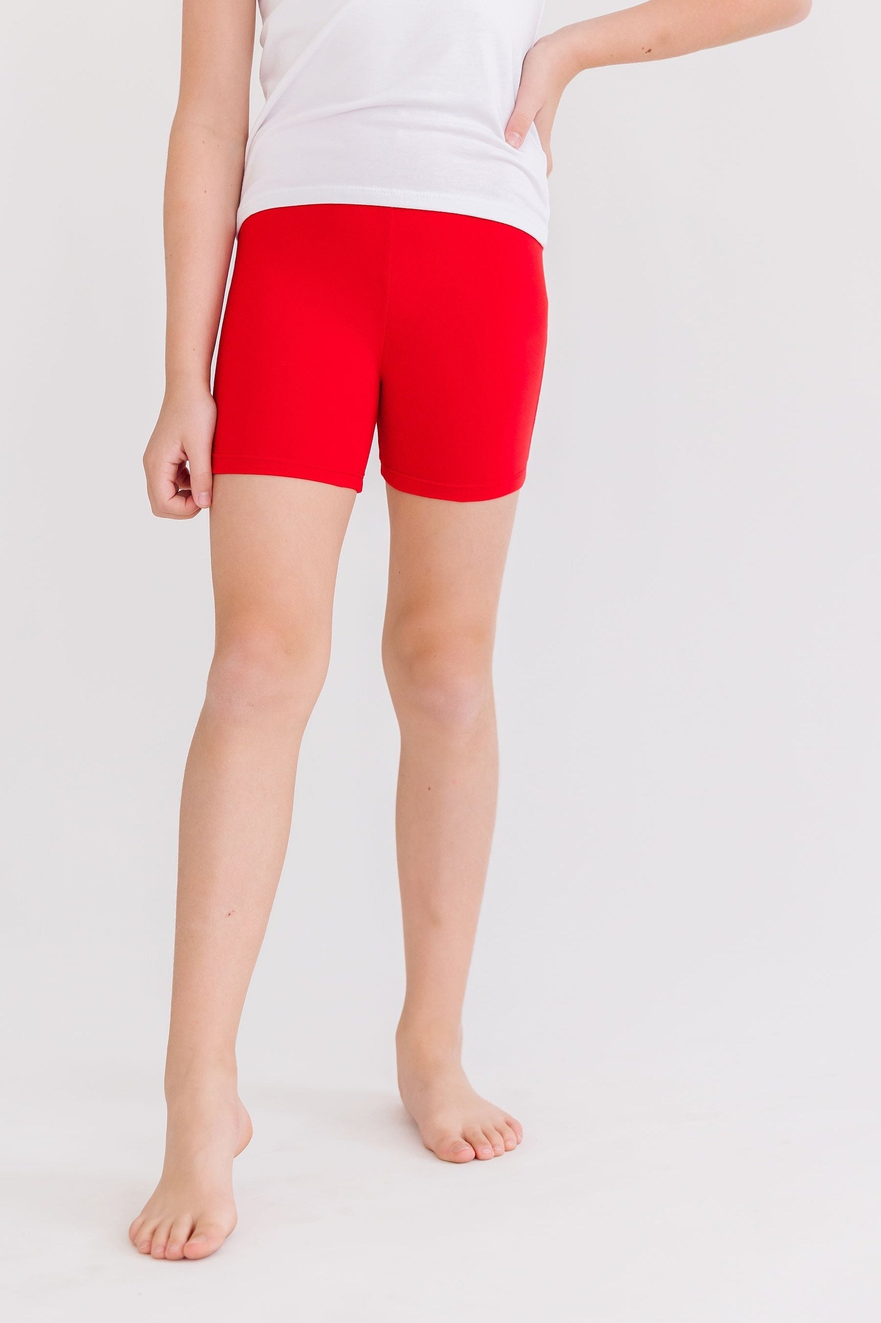 Red Twirl Shorts by Mila & Rose ®