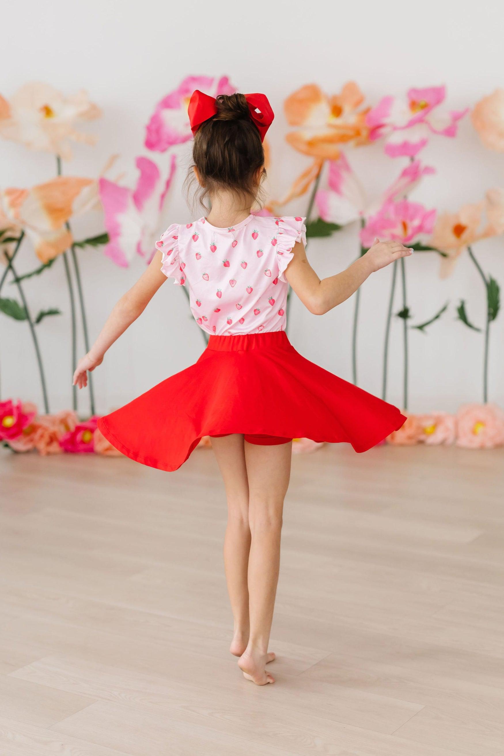 Red Twirl Skort by Mila & Rose ®