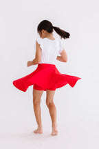 Red Twirl Skort by Mila & Rose ®