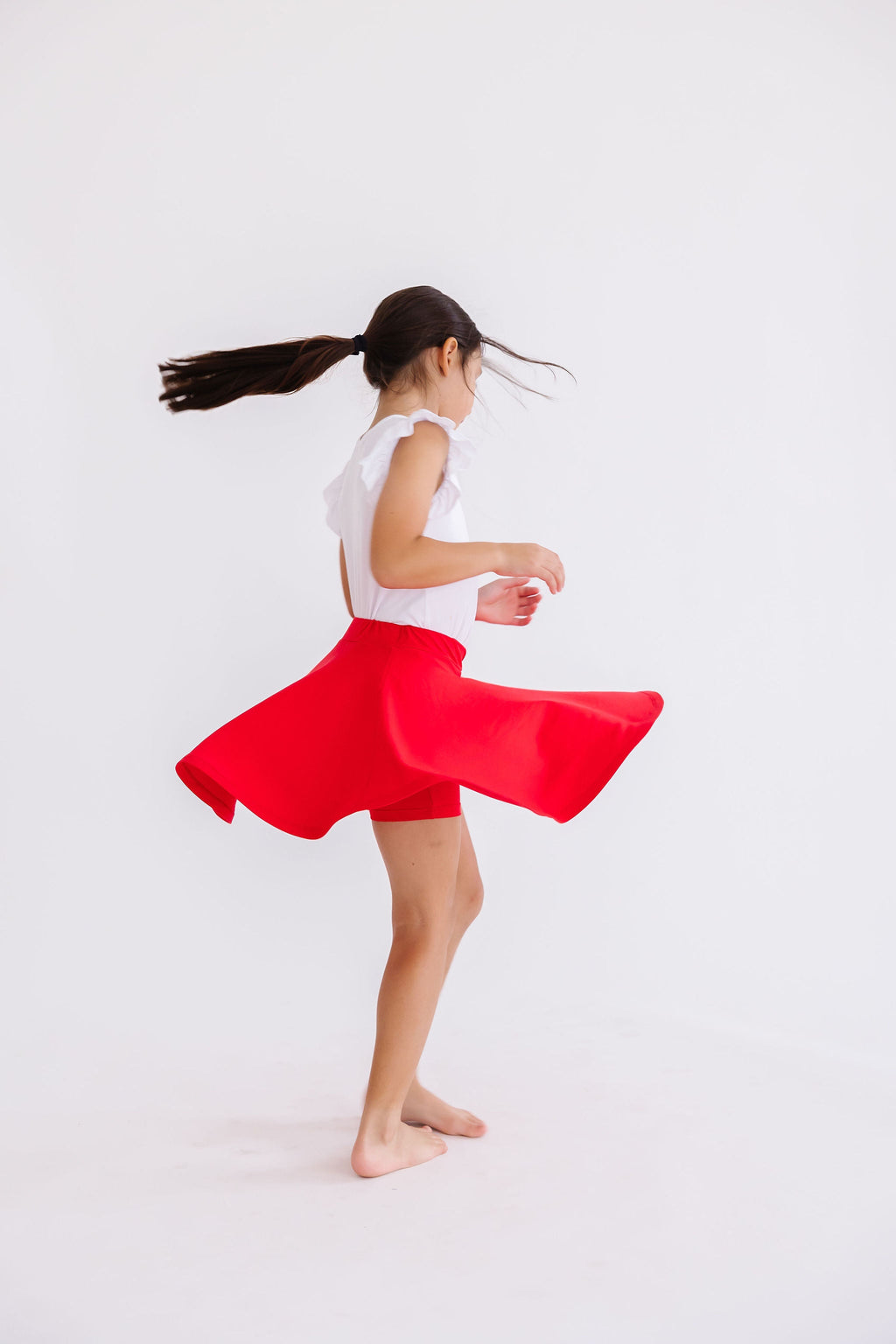 Red Twirl Skort by Mila & Rose ®