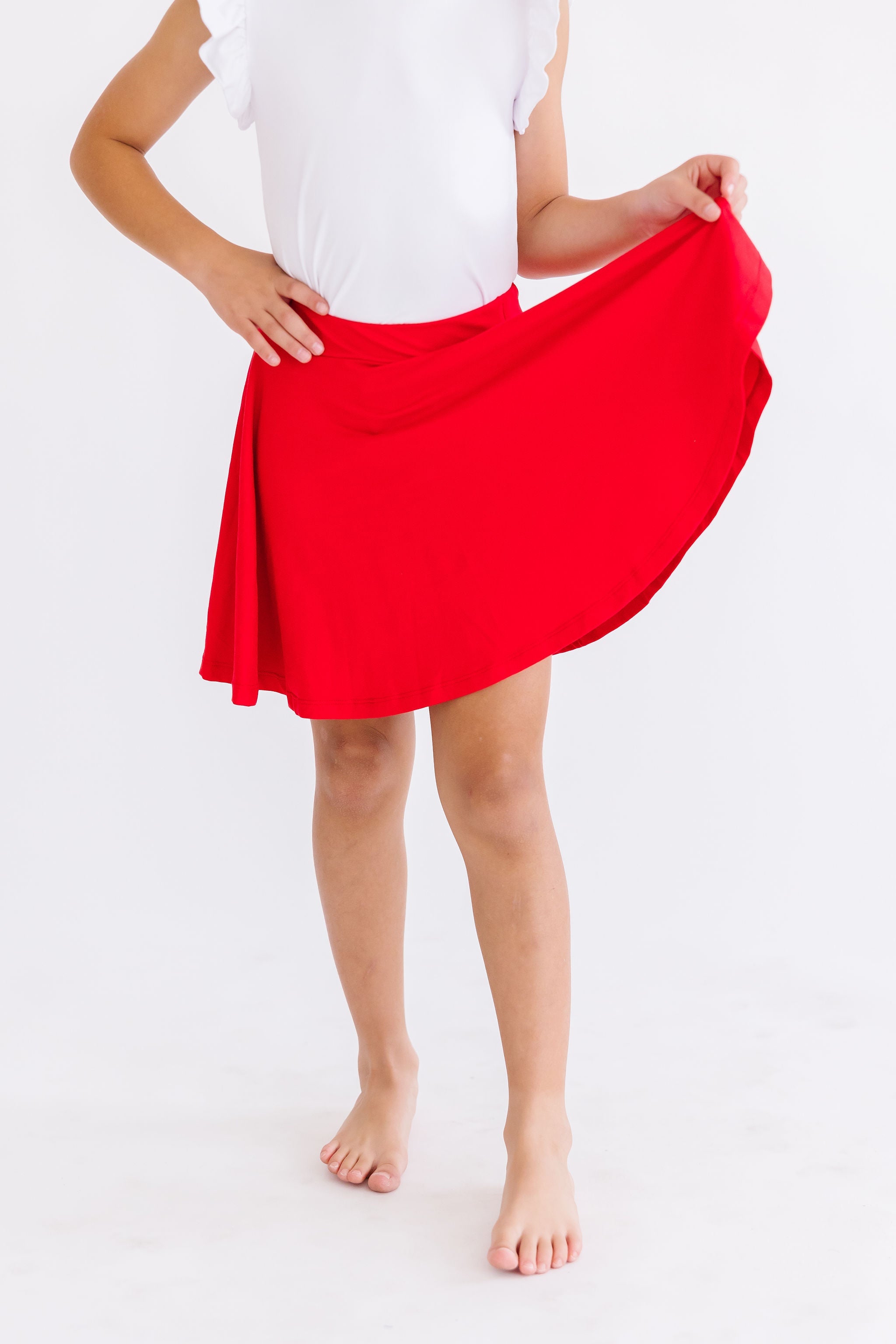 Red Twirl Skort by Mila & Rose ®
