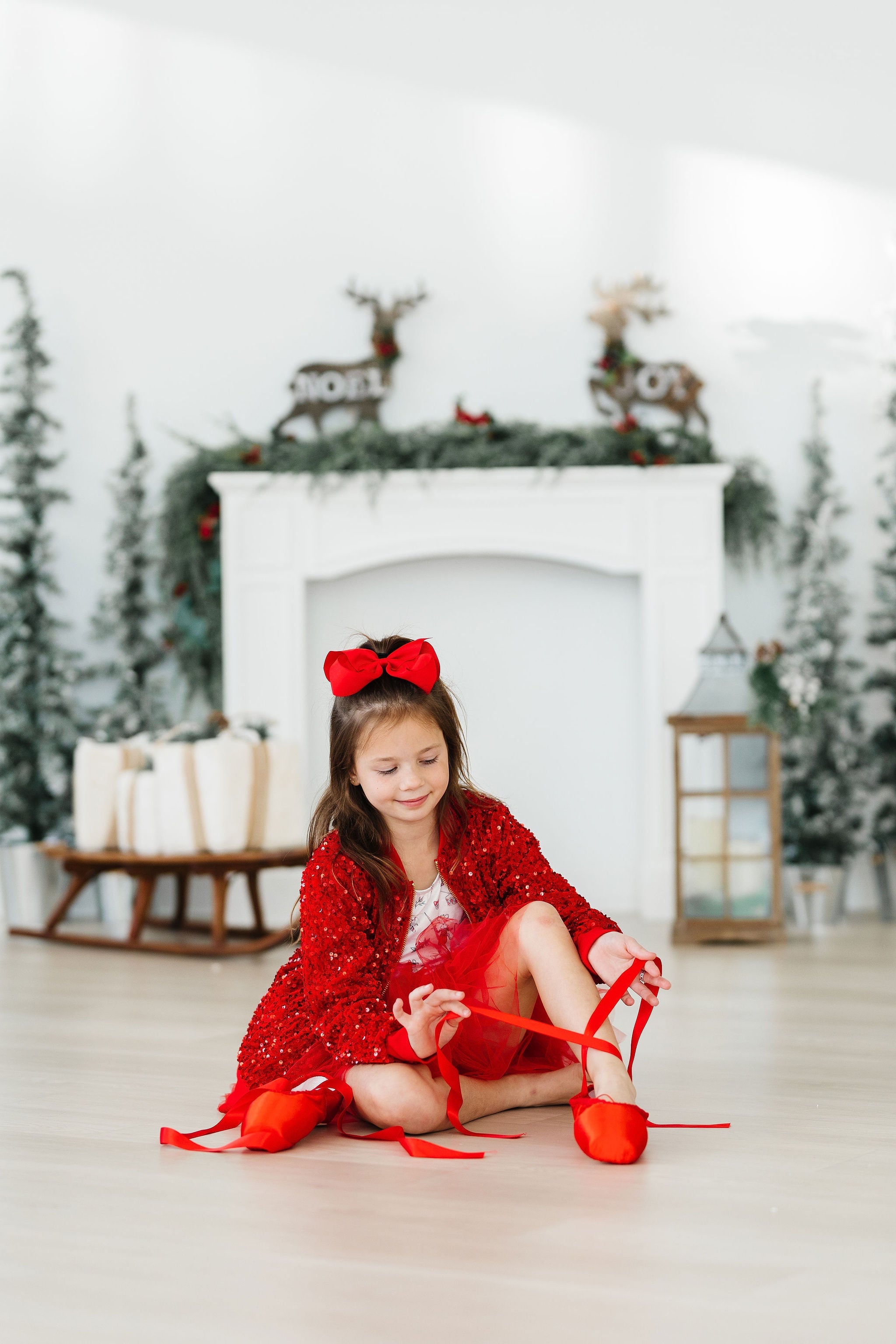 Red Velvet Sequin Jacket by Mila & Rose ®