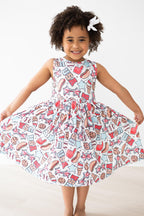 SALE Red, White & BBQ Tank Twirl Dress by Mila & Rose ®