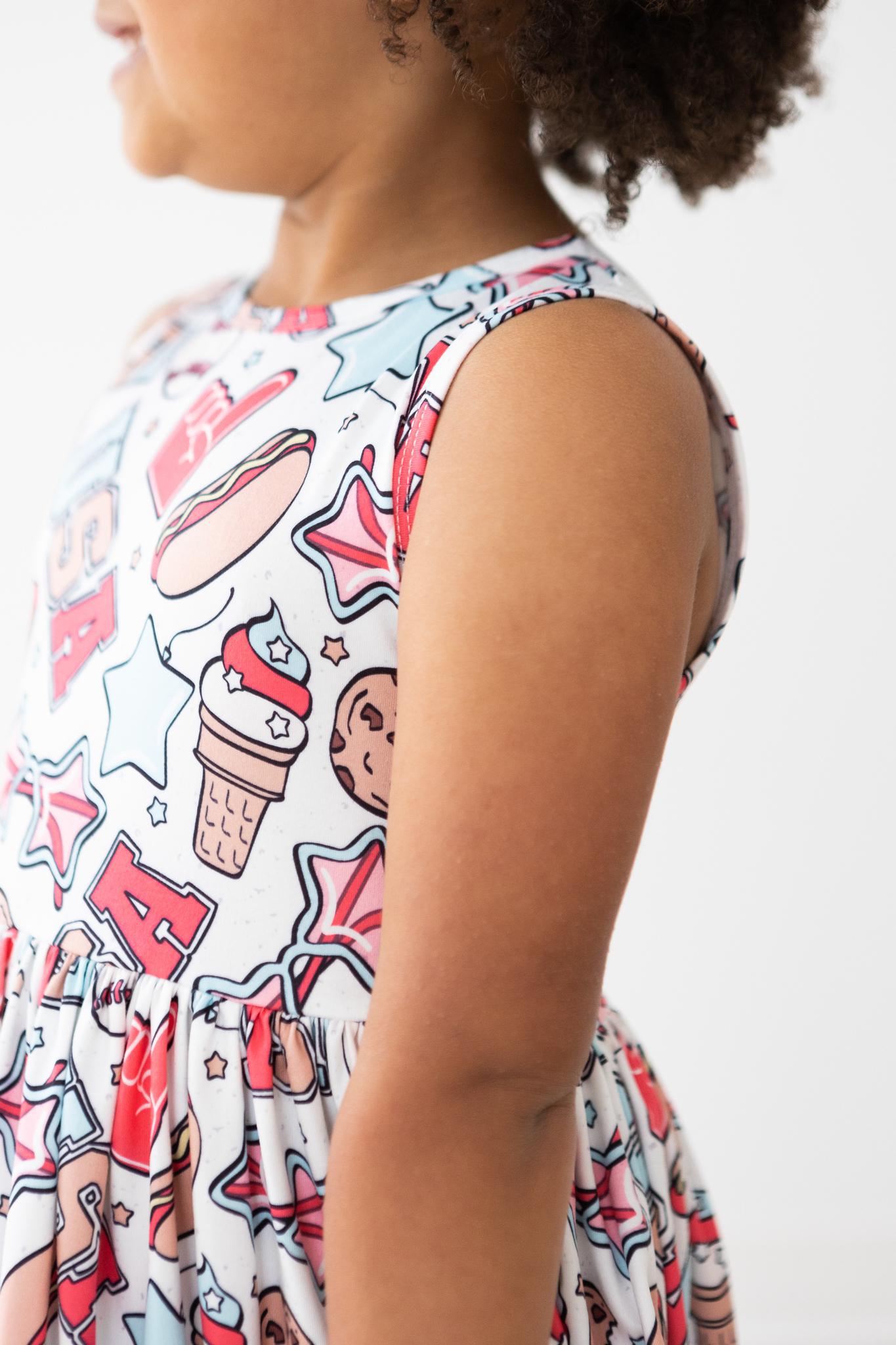 SALE Red, White & BBQ Tank Twirl Dress by Mila & Rose ®