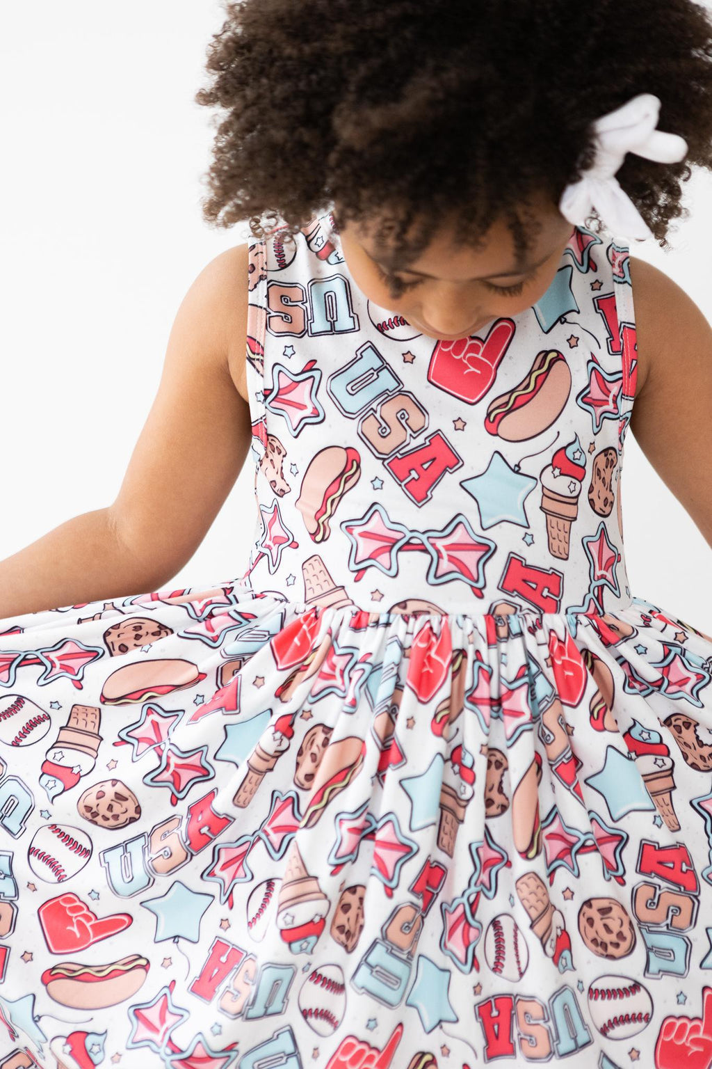 SALE Red, White & BBQ Tank Twirl Dress by Mila & Rose ®