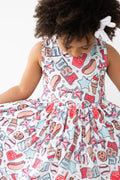 SALE Red, White & BBQ Tank Twirl Dress by Mila & Rose ®