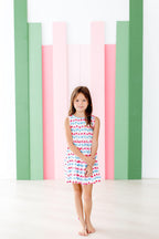 Red, White & Cute Tank Twirl Dress by Mila & Rose ®