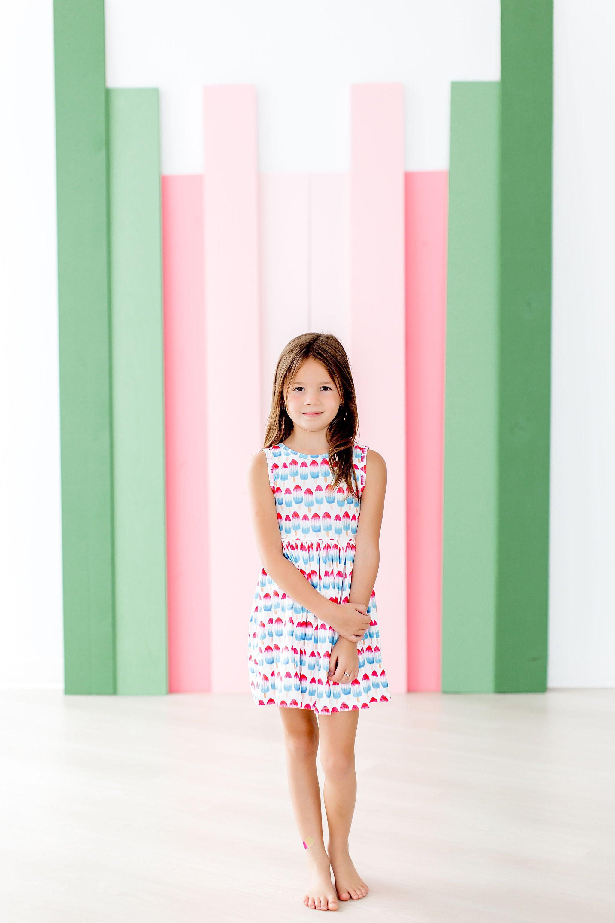 Red, White & Cute Tank Twirl Dress by Mila & Rose ®