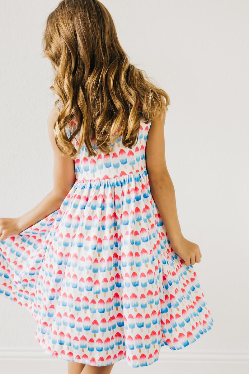 Red, White & Cute Tank Twirl Dress by Mila & Rose ®
