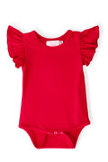 Red S/S Flutter Bodysuit by Mila & Rose ®
