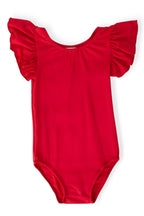 Red S/S Flutter Sleeve Leotard by Mila & Rose ®