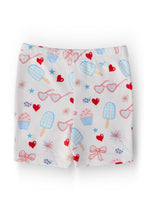 Red, White & Sweet Twirl Shorts by Mila & Rose ®