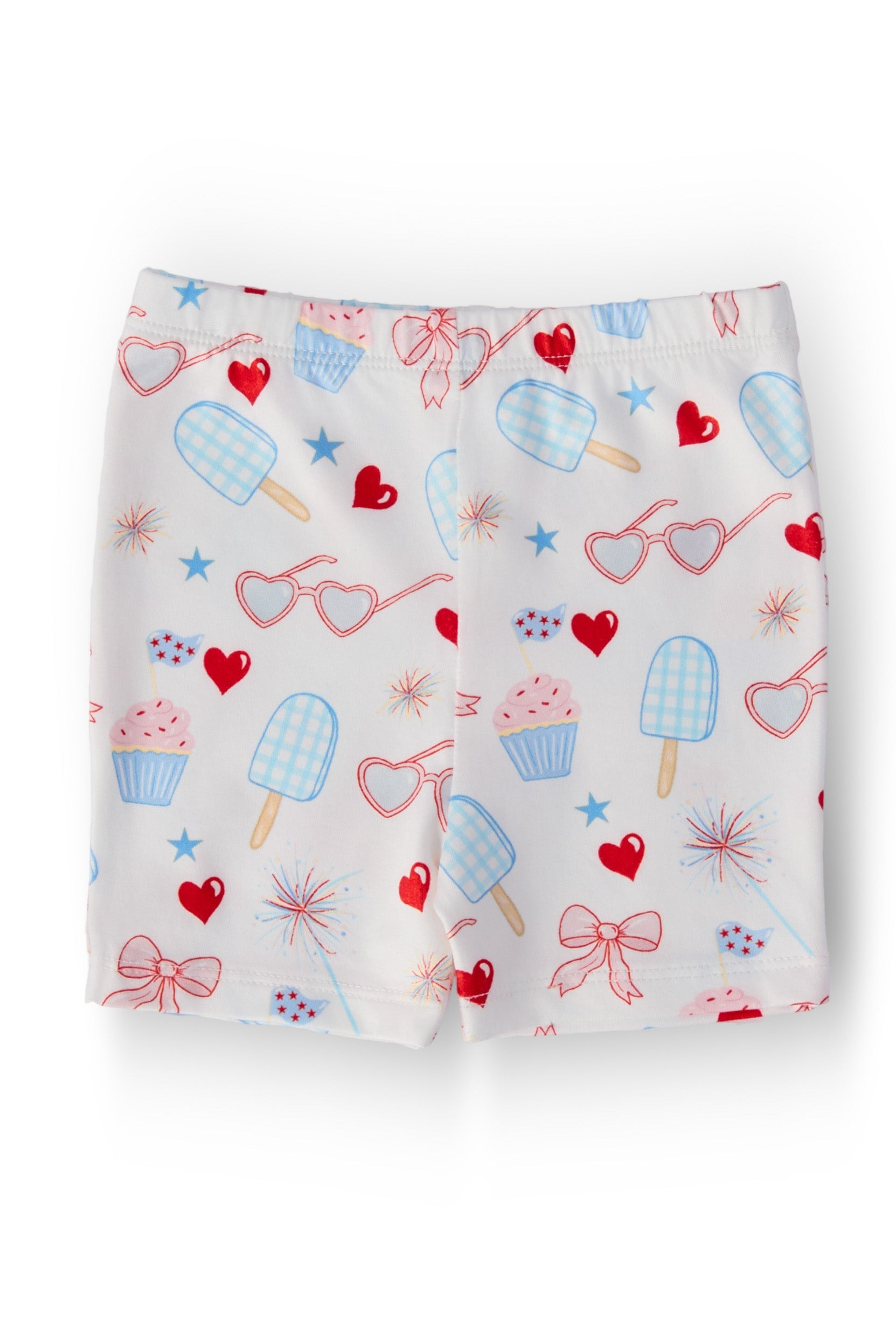 Red, White & Sweet Twirl Shorts by Mila & Rose ®