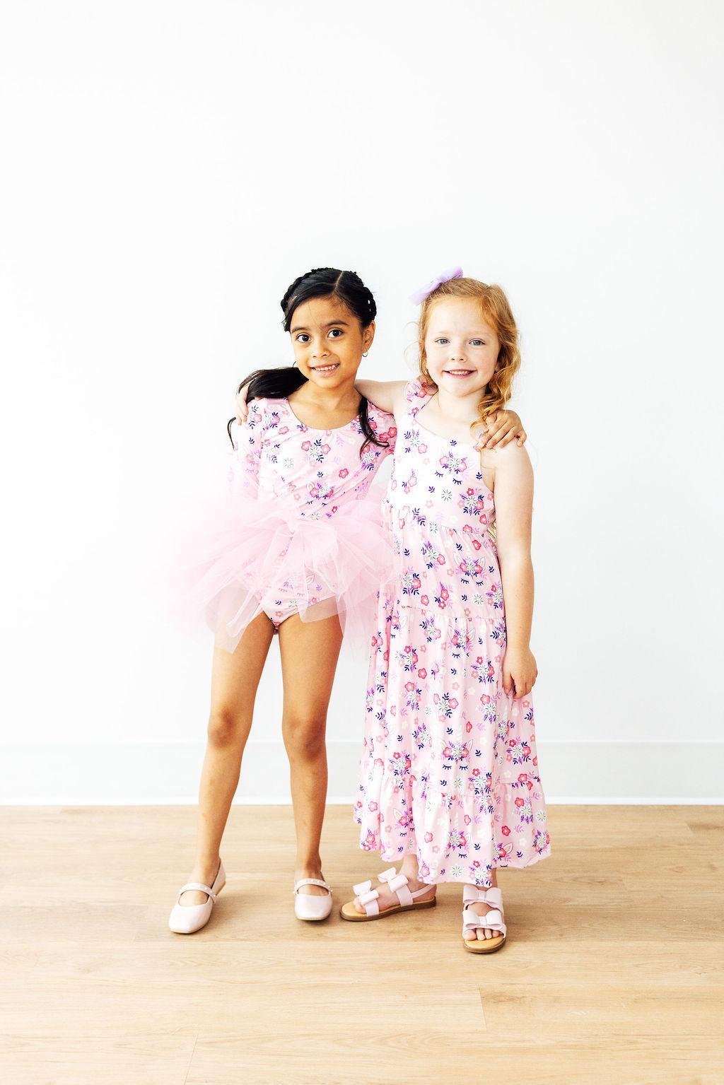 Retro Daydream Ruffle Maxi Dress by Mila & Rose ®