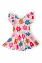 Retro Floral S/S Twirl Leotard by Mila & Rose ®