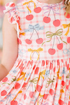 Retro Picnic Flutter Sleeve Twirl Dress by Mila & Rose ®