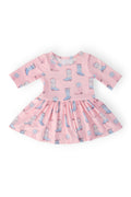 Ribbons & Rodeos 3/4 Sleeve Twirl Bodysuit by Mila & Rose ®