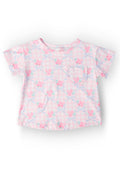 Ribbons & Roses Ruffle Pocket Tee by Mila & Rose ®