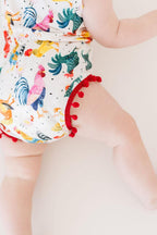 Rooster Pom Pom Romper by Mila & Rose ®