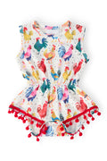 Rooster Pom Pom Romper by Mila & Rose ®