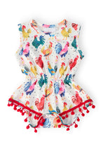 Rooster Pom Pom Romper by Mila & Rose ®