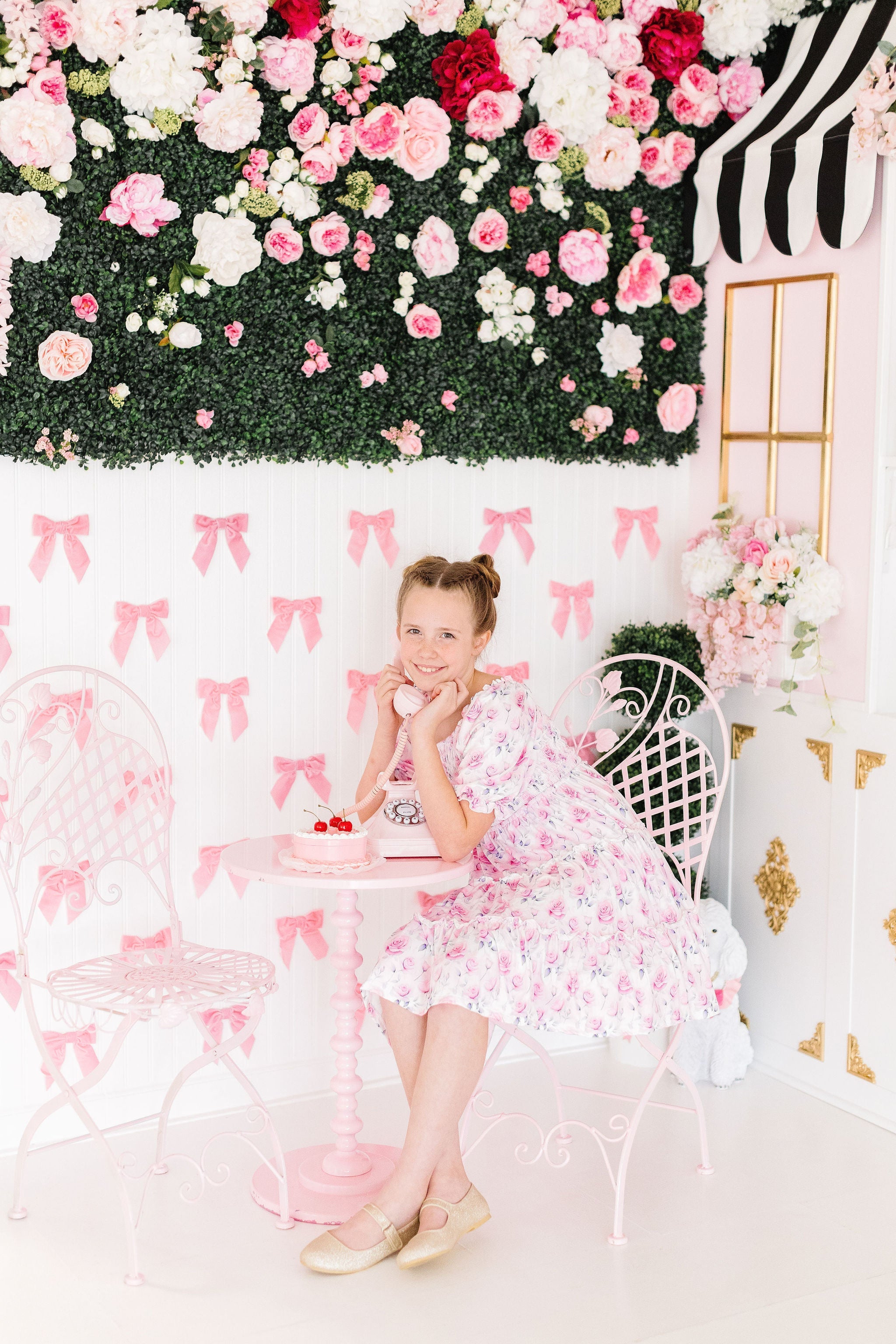 Rose Garden Smocked Ruffle Dress by Mila & Rose ®