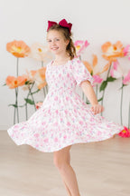 Rose Garden Smocked Ruffle Dress by Mila & Rose ®