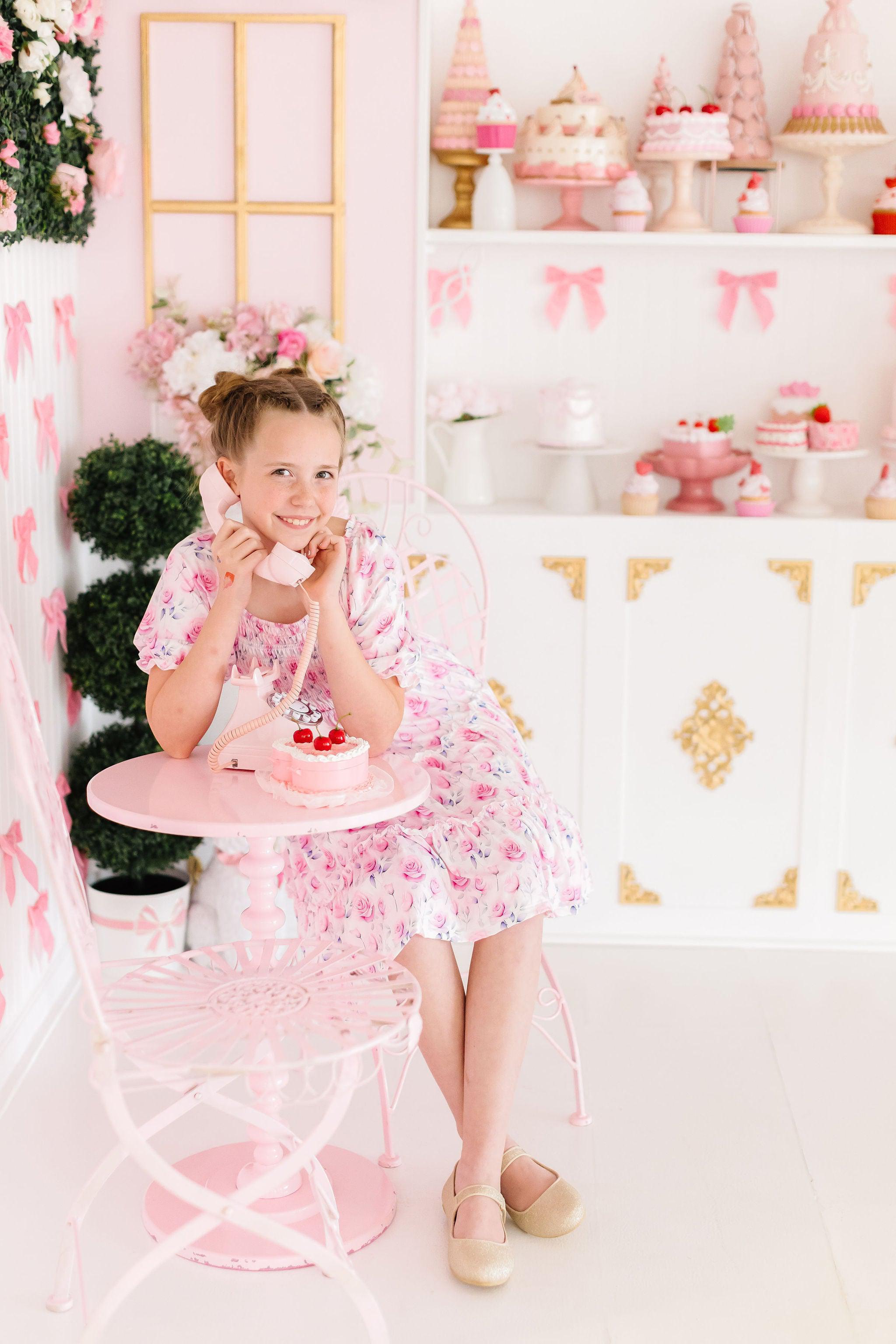 Rose Garden Smocked Ruffle Dress by Mila & Rose ®