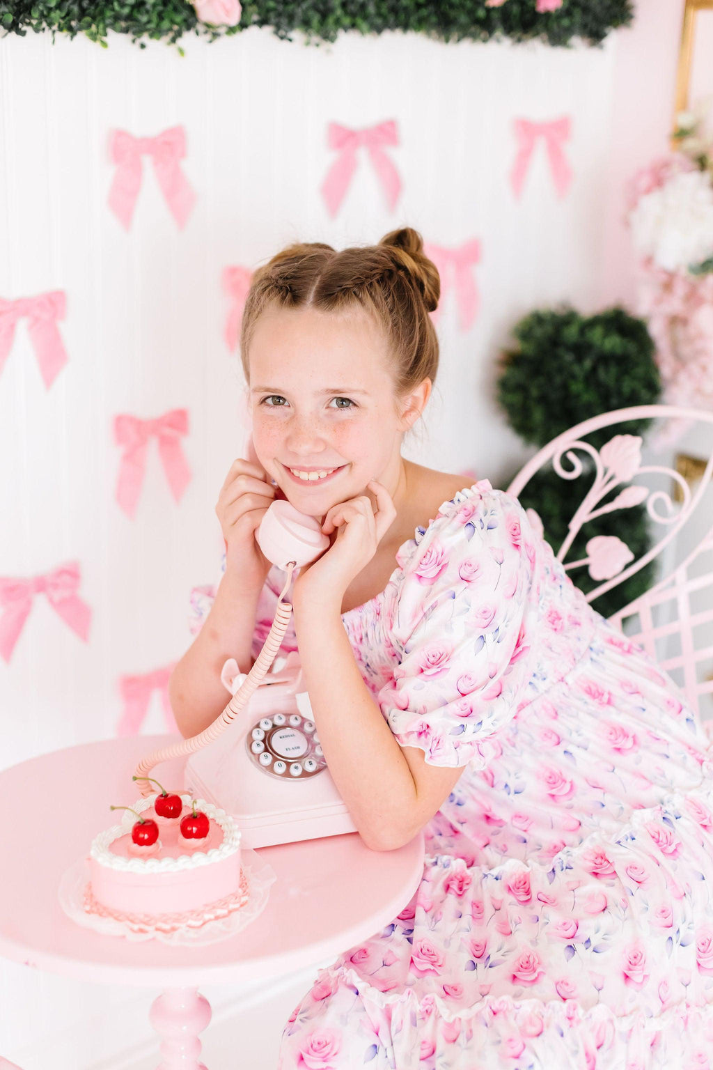 Rose Garden Smocked Ruffle Dress by Mila & Rose ®
