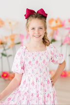 Rose Garden Smocked Ruffle Dress by Mila & Rose ®