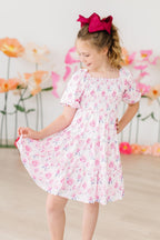 Rose Garden Smocked Ruffle Dress by Mila & Rose ®