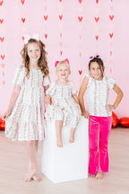 Rosebud Bows S/S Ruffle Tee by Mila & Rose ®