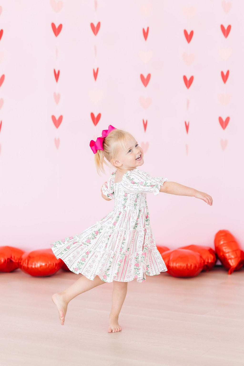Rosebud Bows Smocked Ruffle Dress by Mila & Rose ®
