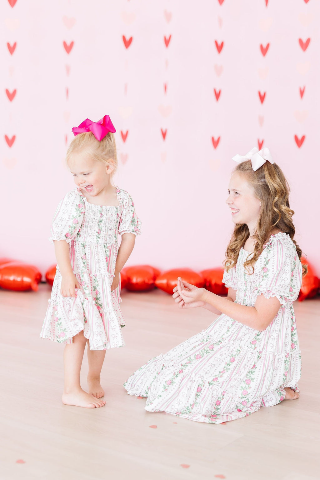 Rosebud Bows Smocked Ruffle Dress by Mila & Rose ®
