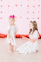 Rosebud Bows Smocked Ruffle Dress by Mila & Rose ®