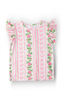 Rosebud Bows S/S Ruffle Tee by Mila & Rose ®