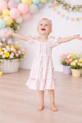 Rosebud Bows Smocked Ruffle Dress by Mila & Rose ®