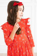 Roses are Red Ruffle Twirl Dress by Mila & Rose ®