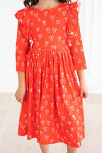 Roses are Red Ruffle Twirl Dress by Mila & Rose ®
