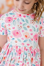 Rosettes S/S Pocket Twirl Dress by Mila & Rose ®