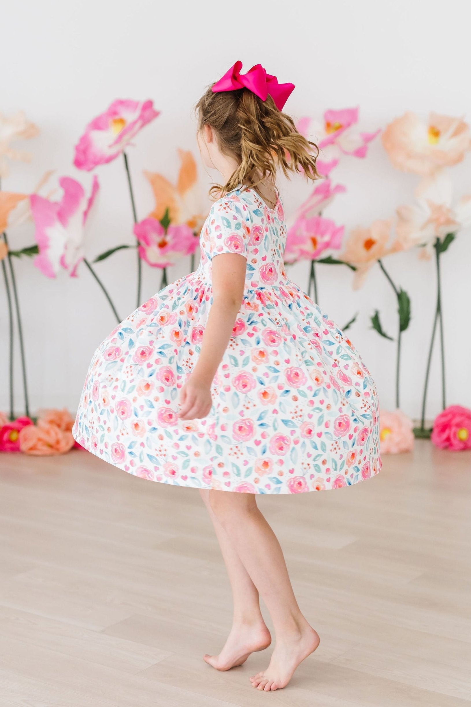Rosettes S/S Pocket Twirl Dress by Mila & Rose ®