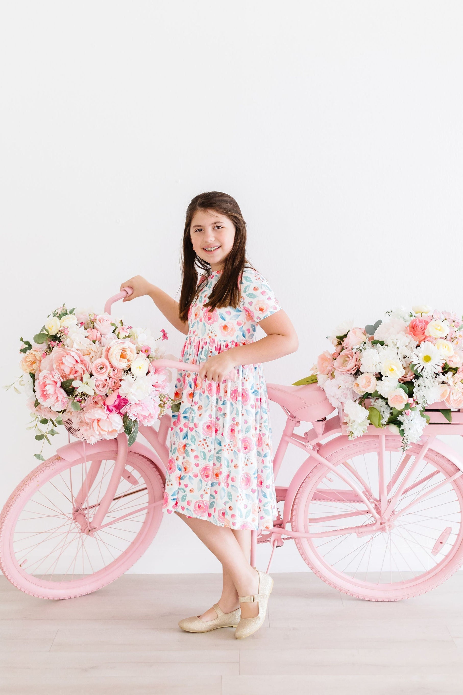 Rosettes S/S Pocket Twirl Dress by Mila & Rose ®